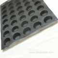 Silicone perforated 40 buns round shape bread form